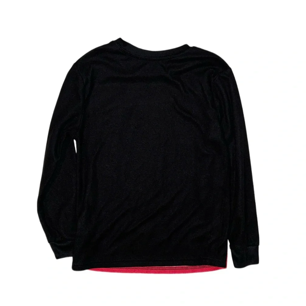 STAR WARS Boy's Black And Red Graphic Long Sleeve Pajama Top Size 8